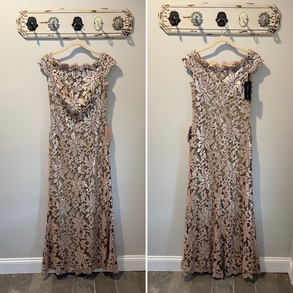 NWT Tadashi Shoji Odette Sequin Dress - Picture 11 of 12